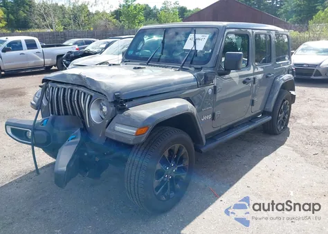 2023 Jeep Wrangler 4Xe Sahara 4X4 z USA, uszkodzony, nr VIN 1C4JJXP64PW568165